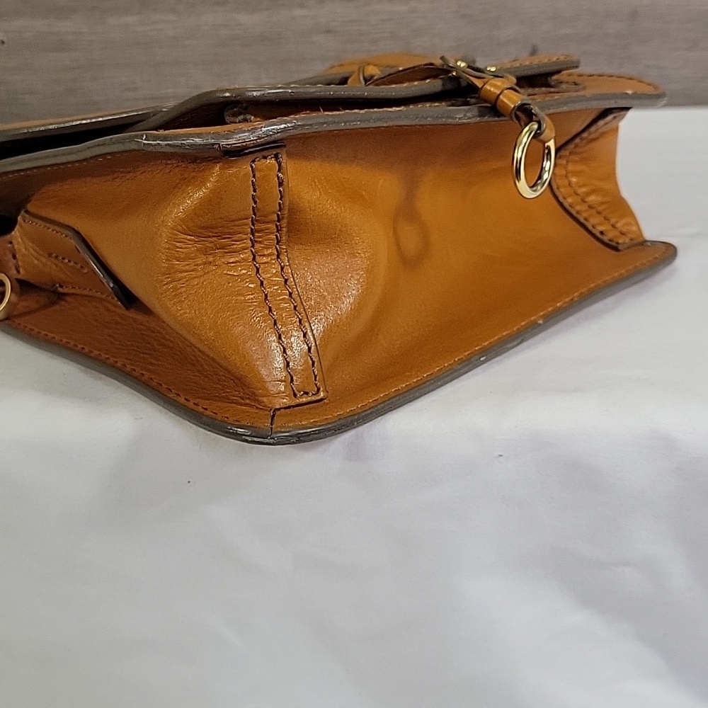 The Bridge Firenze 1969 Brown Leather Crossbody Bag - Picture 7 of 15